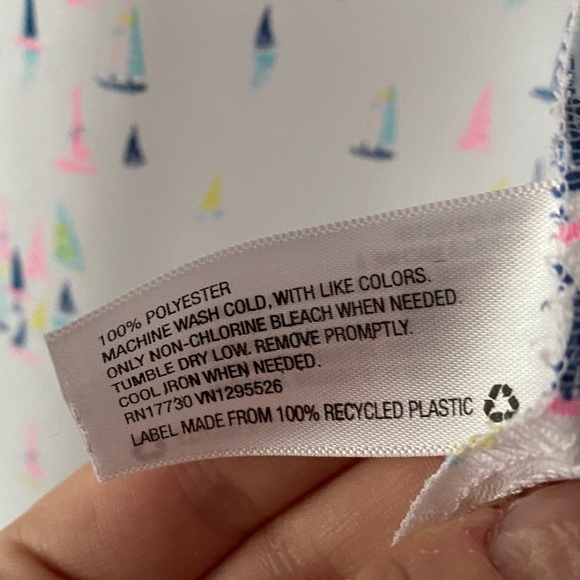 2/$18: Button-Up Sleeveless Top with Sailboats - Picture 5 of 5